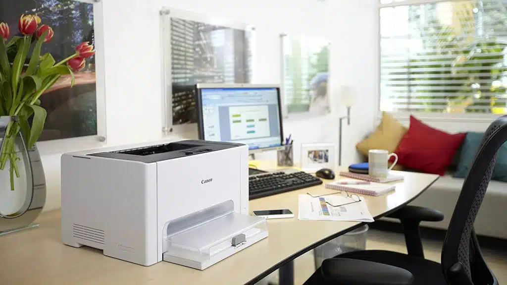Installer l'imprimante laser dans un bureau